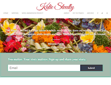 Tablet Screenshot of katiesteedly.com